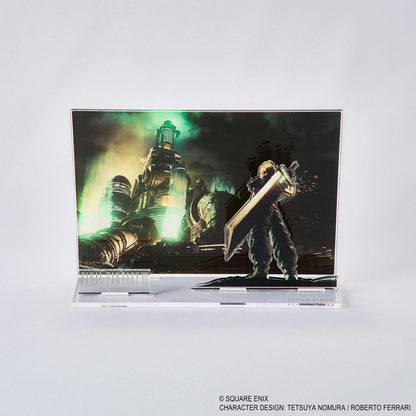 Final Fantasy VII Rebirth - Cloud, Acrylic Diorama Key Art 28 cm
