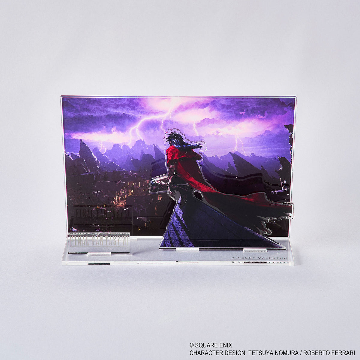 Final Fantasy VII Rebirth - Vincent, Acrylic Diorama Key Art 28 cm