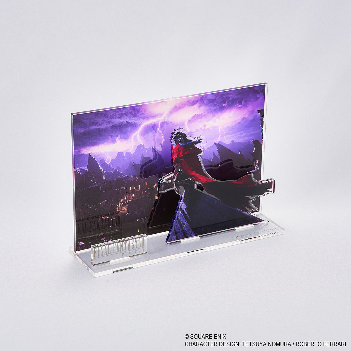 Final Fantasy VII Rebirth - Vincent, Acrylic Diorama Key Art 28 cm