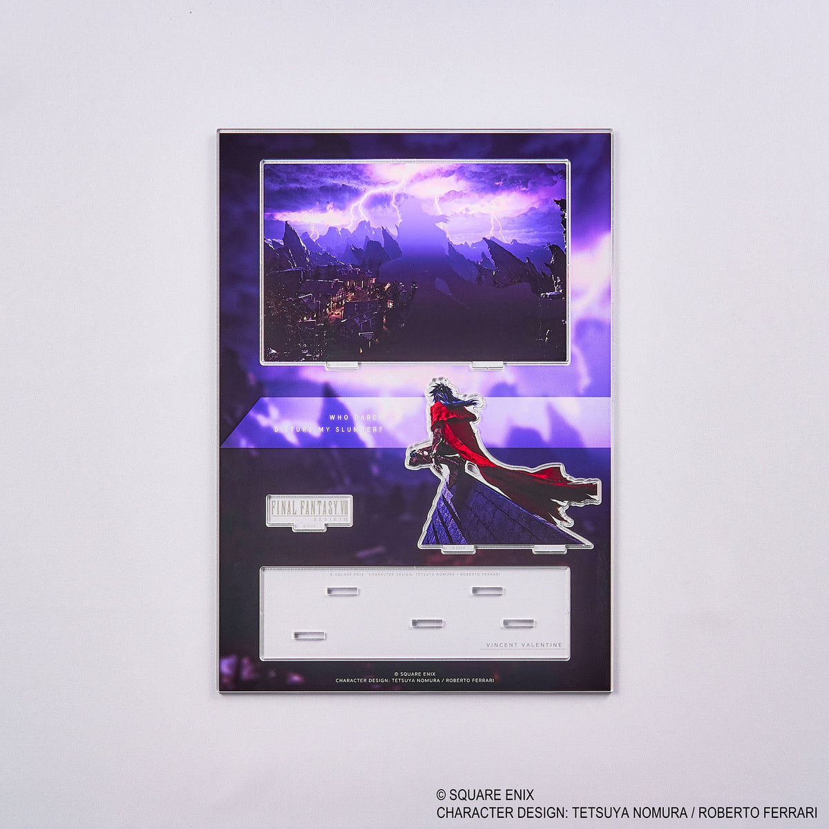 Final Fantasy VII Rebirth - Vincent, Acrylic Diorama Key Art 28 cm