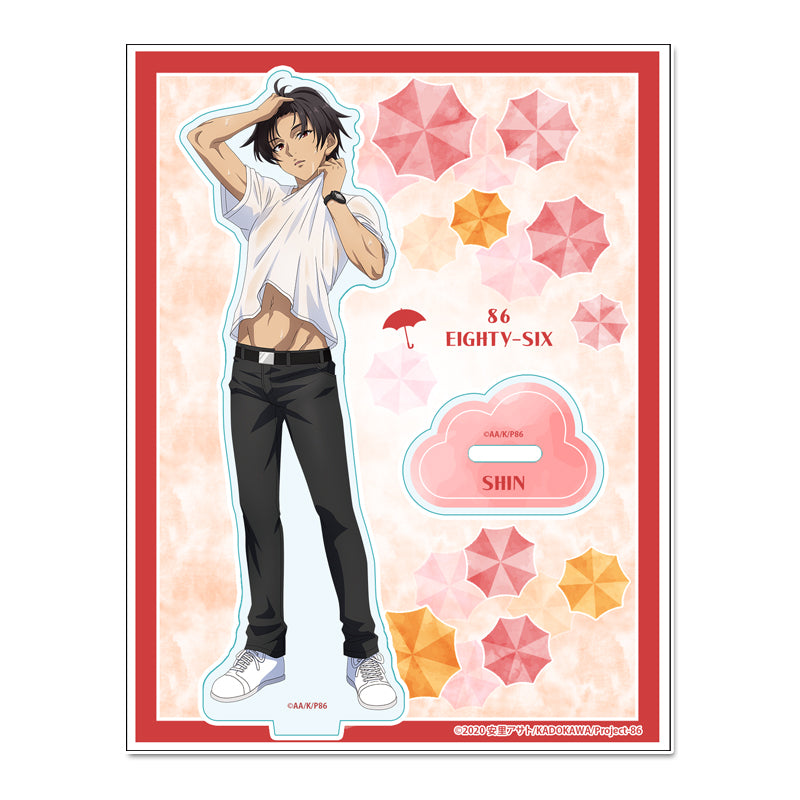 86 Eighty Six - Shin, Acrylic Stand Original Illustration Rain Shelter