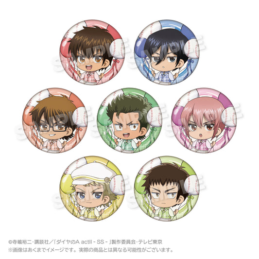 Ace of Diamond act II - Trading Balunko Can Badge Second Season-" 1 box (7 pieces)