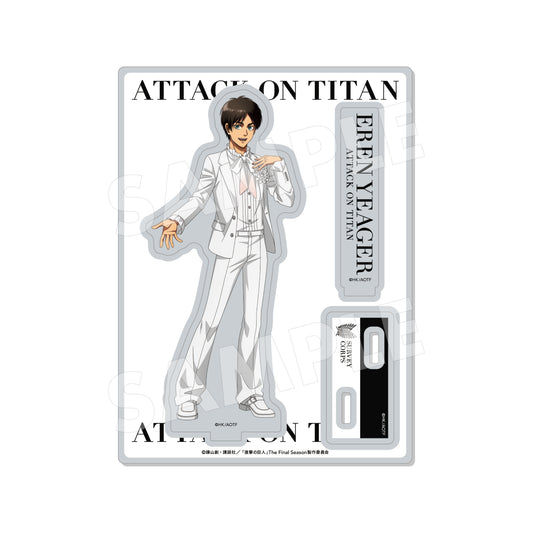 Attack on Titan - Eren, Acrylic Stand 04 (White)