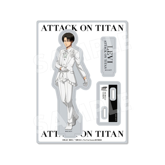 Attack on Titan - Levi, Acrylic Stand 04 (White)