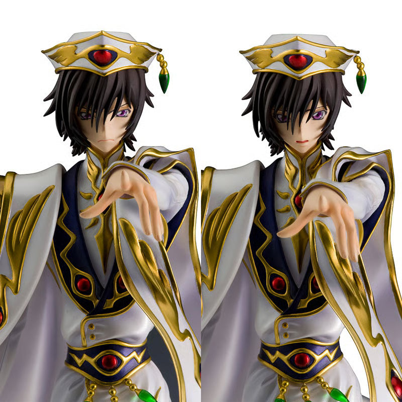 Code Geass - Lelouch Lamperouge & C.C., G.E.M. Set Statue, Britannia Costume PVC 23 cm