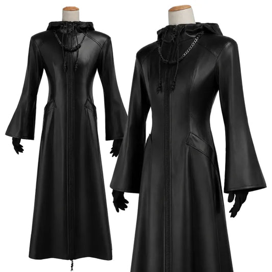 Kingdom Hearts - The Organization XIII Cosplay, full outfit (Halskette, Mantel, Handschuhe)