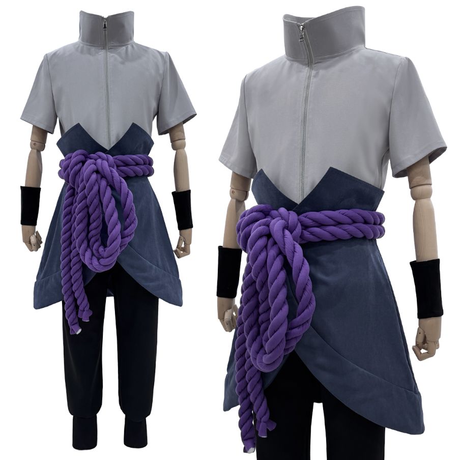 Naruto - Sasuke Uchiha Cosplay, Anime Costum Adult Version Unisex Costume only
