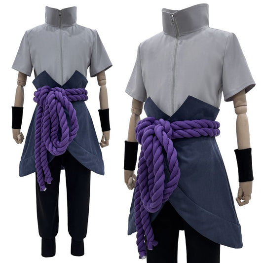 Naruto - Sasuke Uchiha Cosplay, Anime Costume Adult Version Unisex Costume only