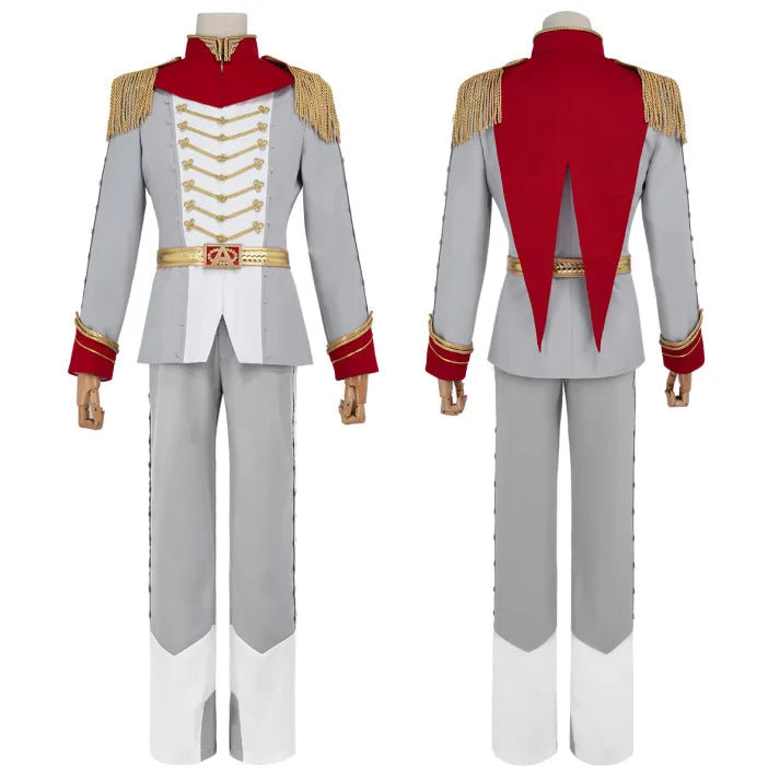 Persona 5 - Crow Prince suit (Akechi Goro) Cosplay, Mask + full costume (Top, Pants, Cape, Belt)