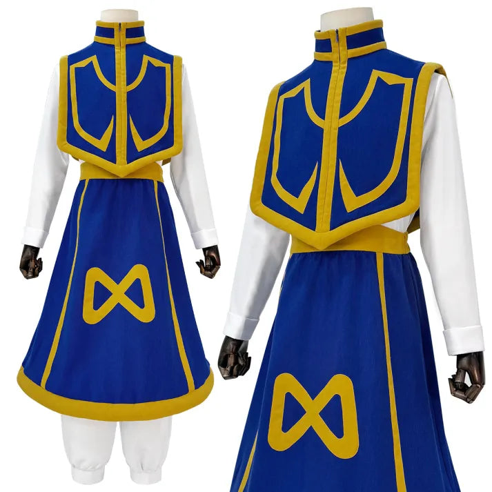Hunter x Hunter - Kurapika Cosplay, full outfit (Top, Skirt, Pants, Vest)