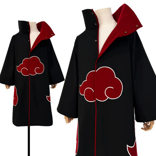 Naruto - Akatsuki Cosplay, Uchiha, Itachi, Sasuke, Pain, Konan, Sasori, Team Cloak Anime Costume Embroidery Hawk