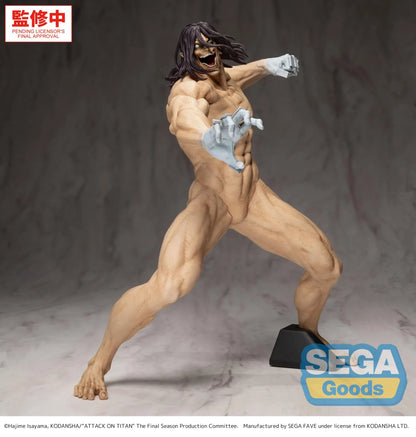 Attack on Titan -  Eren Yeager, Attack Titan Ver. GigantiX PVC Figure 25 cm