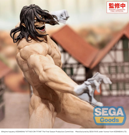 Attack on Titan -  Eren Yeager, Attack Titan Ver. GigantiX PVC Figure 25 cm
