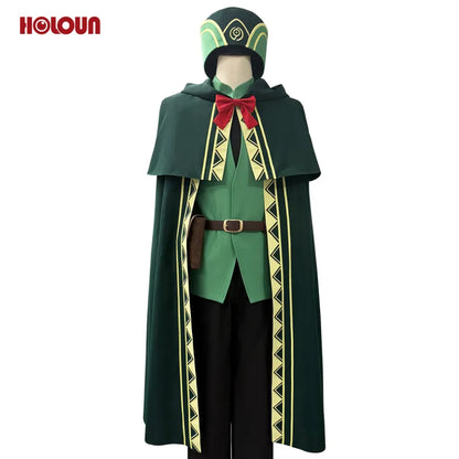 Re:Zero - Otto Suwen, Cosplay full Outfit (Umhang, Mantel, Hose, Oberteil, Hut, Hüfttaschen, Fliege, Gürtel)