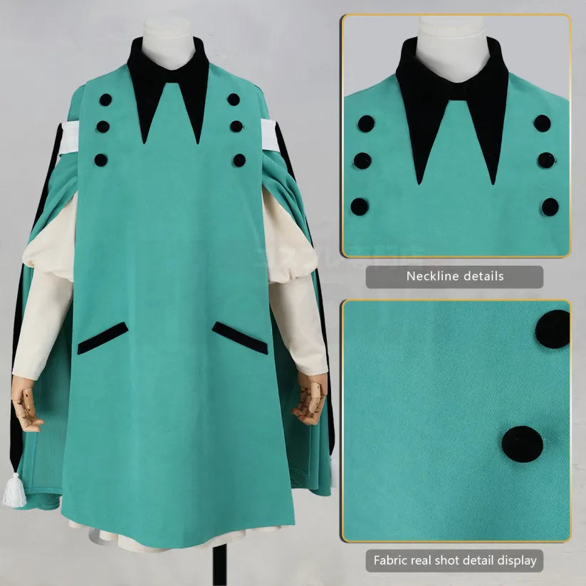 Witch Hat Atelier - Coco, Cosplay Full costume (Cloak, Dress, Hat, Belt)