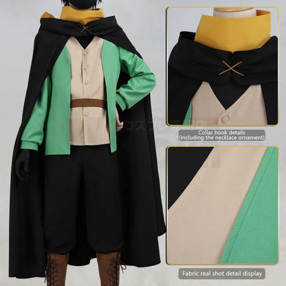 Re:Zero - Natsuki Subaru, Cosplay Season 4 full Outfit (Coat, Cloak, Vest, Gloves, Belt, Scarf, Top, Pants)