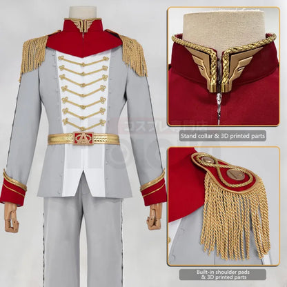 Persona 5 - Crow Prince suit (Akechi Goro) Cosplay, Mask + full costume (Top, Pants, Cape, Belt)