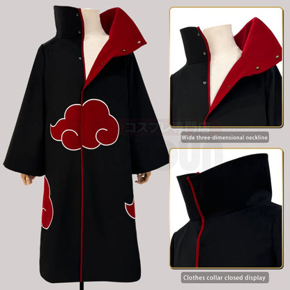 Naruto - Akatsuki Cosplay, Uchiha, Itachi, Sasuke, Pain, Konan, Sasori, Team Cloak Anime Costume Embroidery Hawk