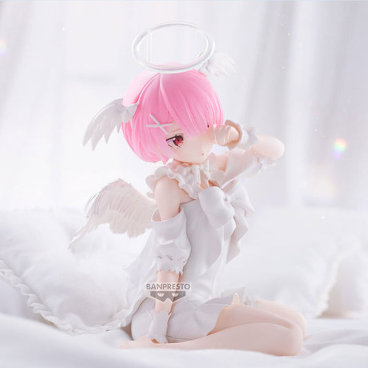Re:Zero - Starting Life in Another World - Ram, Relax Time PVC Statue Sweet Angel 13 cm