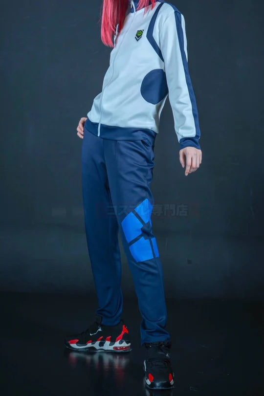 Blue Lock - Sportswear Tracksuit Cosplay ,Costume Full-Zip Pocket Embroidery Hoodie