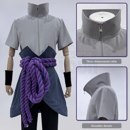 Naruto - Sasuke Uchiha Cosplay, Anime Costume Adult Version Unisex Costume only