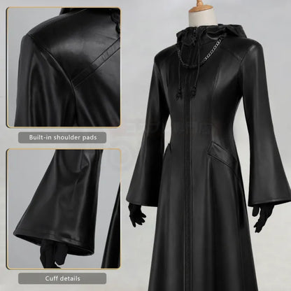Kingdom Hearts - The Organization XIII Cosplay, full outfit (Halskette, Mantel, Handschuhe)