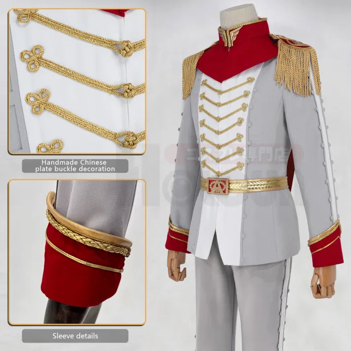 Persona 5 - Crow Prince suit (Akechi Goro) Cosplay, Mask + full costume (Top, Pants, Cape, Belt)