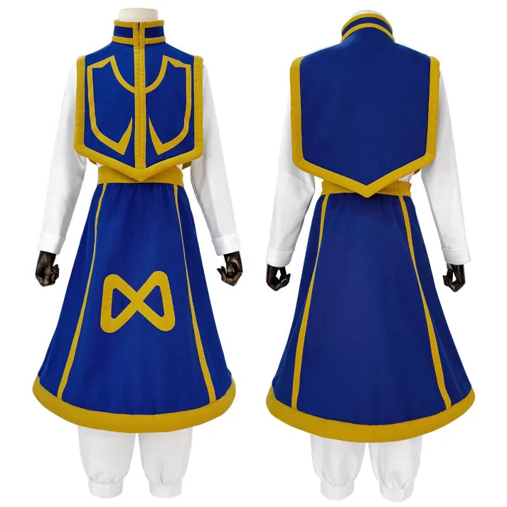 Hunter x Hunter - Kurapika Cosplay, full outfit (Top, Skirt, Pants, Vest)