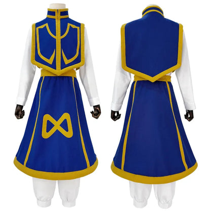 Hunter x Hunter - Kurapika Cosplay, full outfit (Top, Skirt, Pants, Vest)