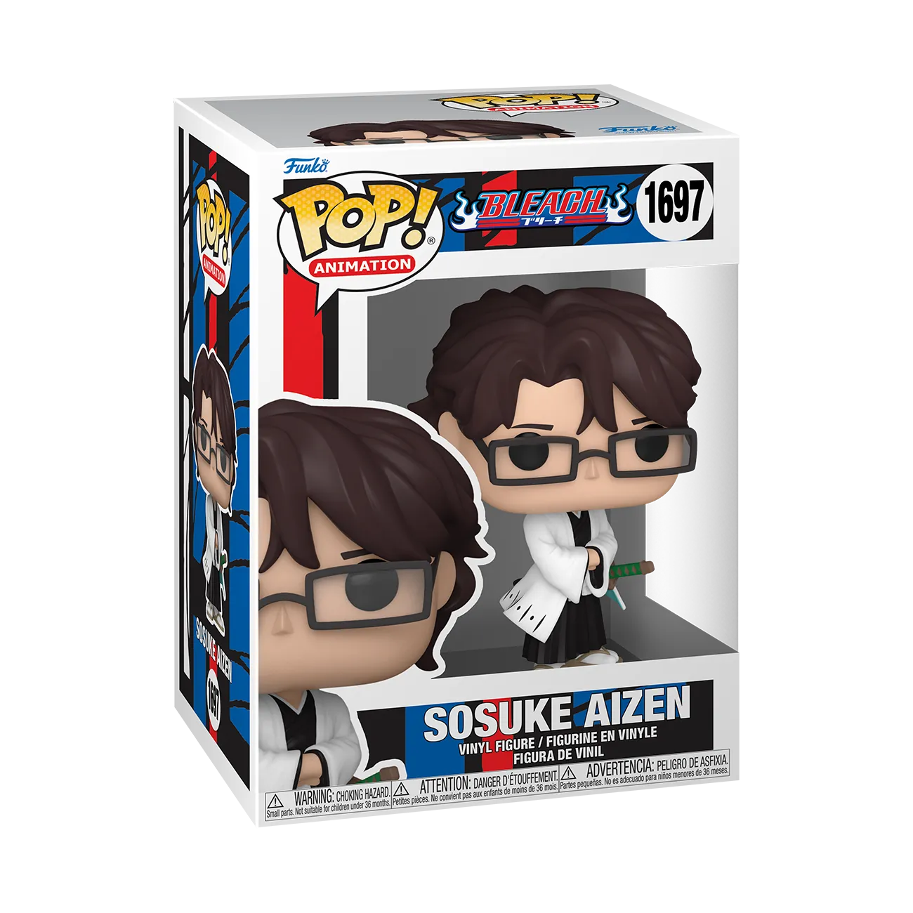 Bleach - Aizen, POP! Animation Vinyl Figure 9 cm