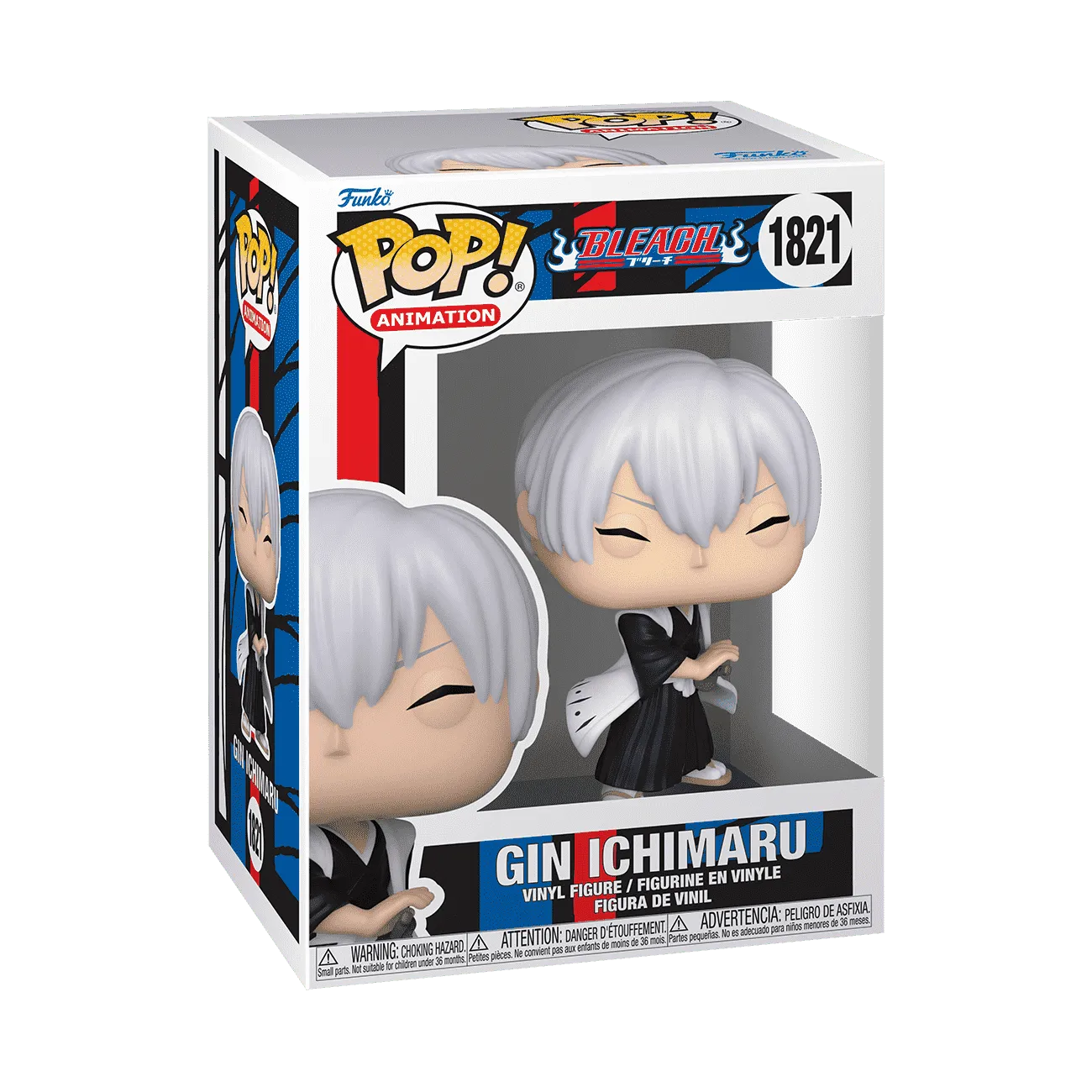 Bleach - Gin Ichimaru, POP! Animation Vinyl Figure 10cm