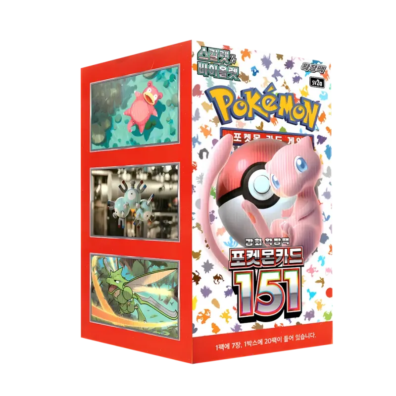 Pokémon TCG - 1 x 151 Booster Pack, Korean Sealed SV151 (KOR)