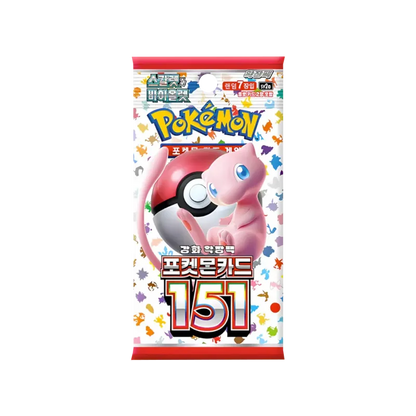 Pokémon TCG - 1 x 151 Booster Pack, Korean Sealed SV151 (KOR)