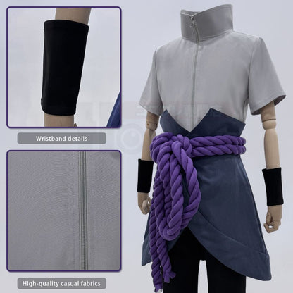 Naruto - Sasuke Uchiha Cosplay, Anime Costum Adult Version Unisex Costume only