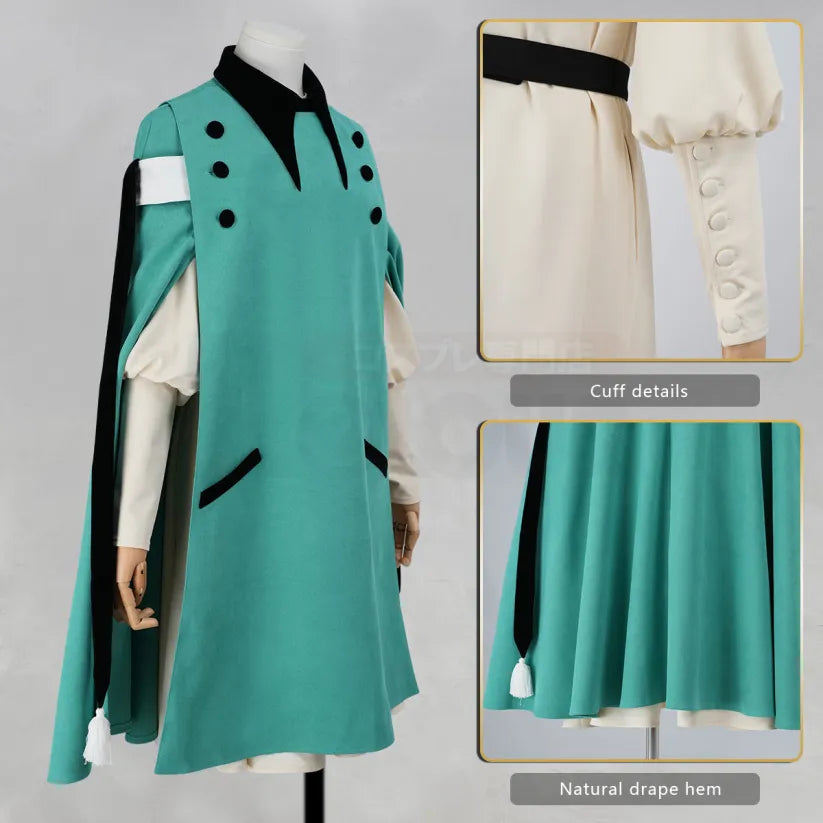 Witch Hat Atelier - Coco, Cosplay Full costume (Cloak, Dress, Hat, Belt)