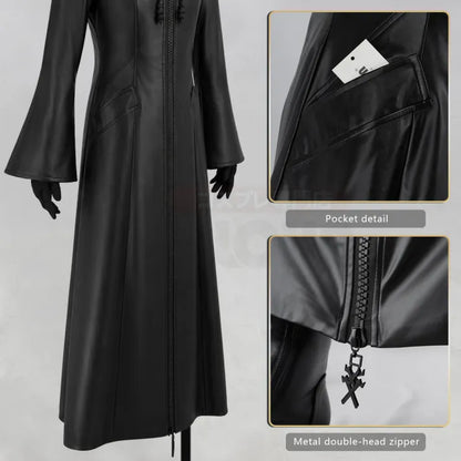 Kingdom Hearts - The Organization XIII Cosplay, full outfit (Halskette, Mantel, Handschuhe)