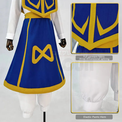Hunter x Hunter - Kurapika Cosplay, full outfit (Top, Skirt, Pants, Vest)