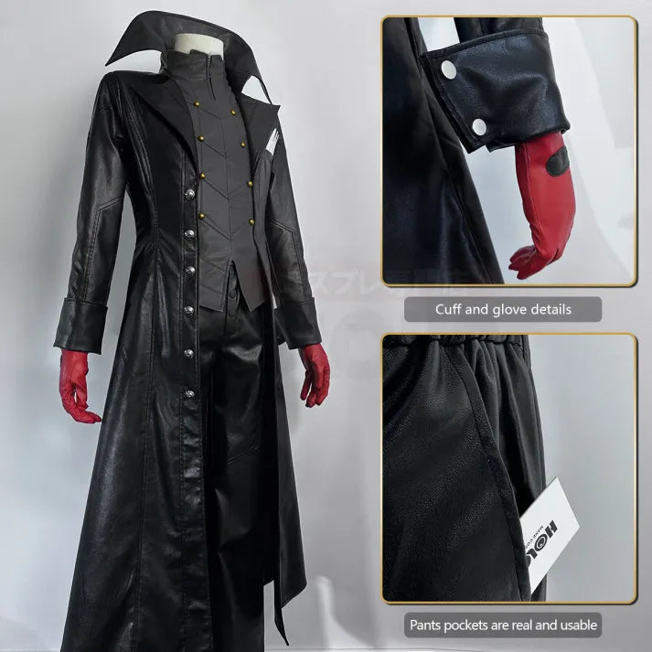 Persona 5 - Joker Cosplay (Ren Amamiya), full costume (Coat, Pants, Vest, Gloves)