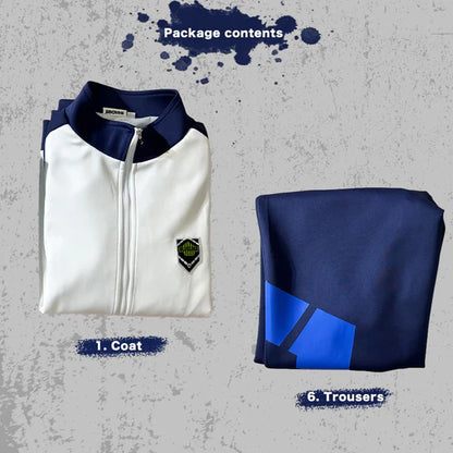 Blue Lock - Sportswear Tracksuit Cosplay ,Costume Full-Zip Pocket Embroidery Hoodie