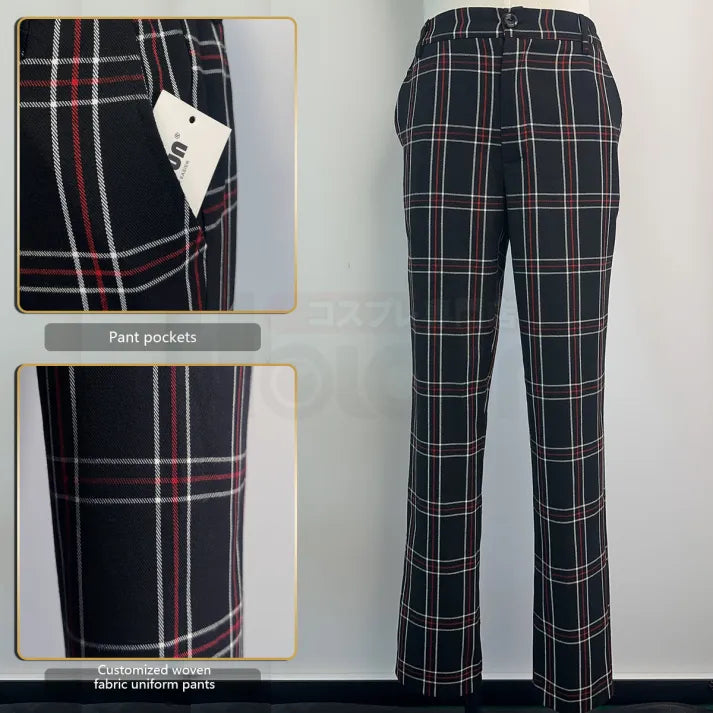 Persona 5 - School Uniform (Ren Amamiya, Joker) Cosplay, full costume (Coat, Top, Badge, Pants)
