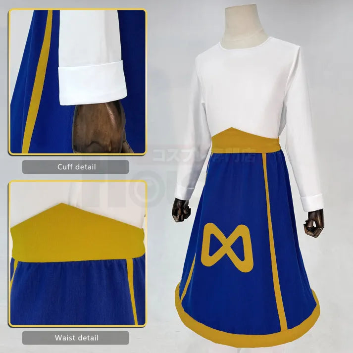 Hunter x Hunter - Kurapika Cosplay, full outfit (Top, Skirt, Pants, Vest)