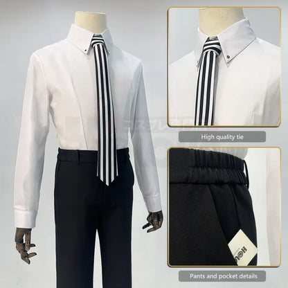 Persona 5 - Detective Uniform (Akechi Goro) Cosplay, full costume (Mantel, Krawatte, Handschuhe, Hemd, Hose)