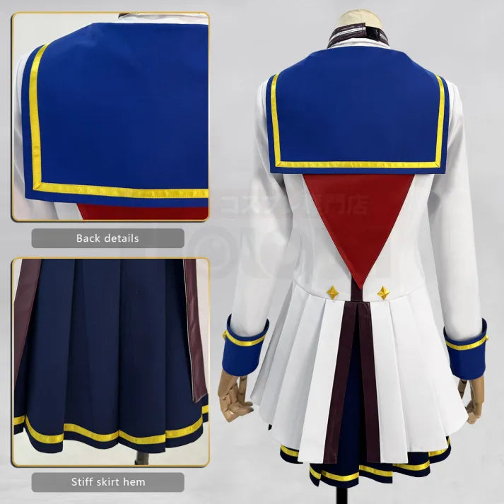 Umamusume - Oguri Cap Cosplay, full outfit (Coat, Skirt, Top, Belt, Neck jewelry, Bow tie, Headdress)