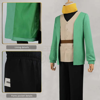 Re:Zero - Natsuki Subaru, Cosplay Season 4 full Outfit (Coat, Cloak, Vest, Gloves, Belt, Scarf, Top, Pants)