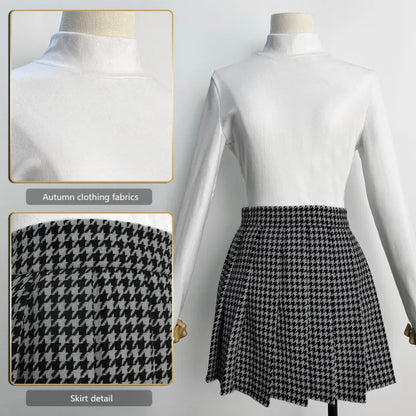 Persona 4 - School Uniform (Kujikawa Rise) Cosplay, full costume (Coat, Top, Skirt, bow-knot)