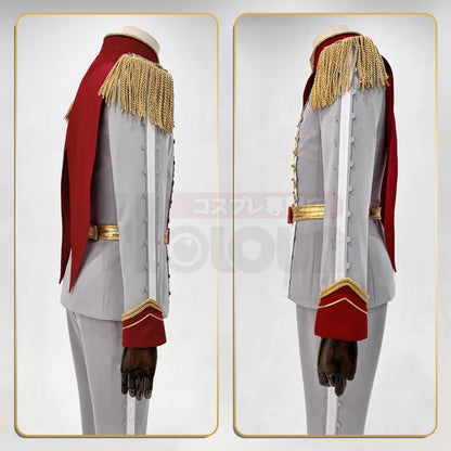 Persona 5 - Crow Prince suit (Akechi Goro) Cosplay, Mask + full costume (Top, Pants, Cape, Belt)