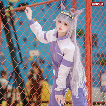 Umamusume - Oguri Cap Cosplay, Tracksuit full outfit (Coat, Pants)