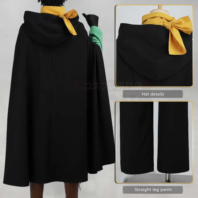 Re:Zero - Natsuki Subaru, Cosplay Season 4 full Outfit (Coat, Cloak, Vest, Gloves, Belt, Scarf, Top, Pants)