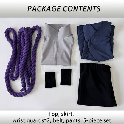 Naruto - Sasuke Uchiha Cosplay, Anime Costum Adult Version Unisex Costume only