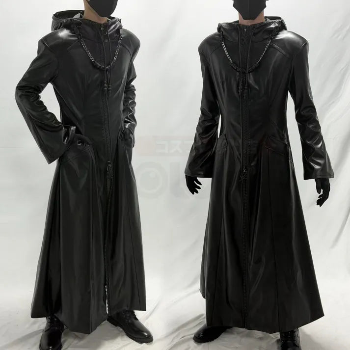 Kingdom Hearts - The Organization XIII Cosplay, full outfit (Halskette, Mantel, Handschuhe)